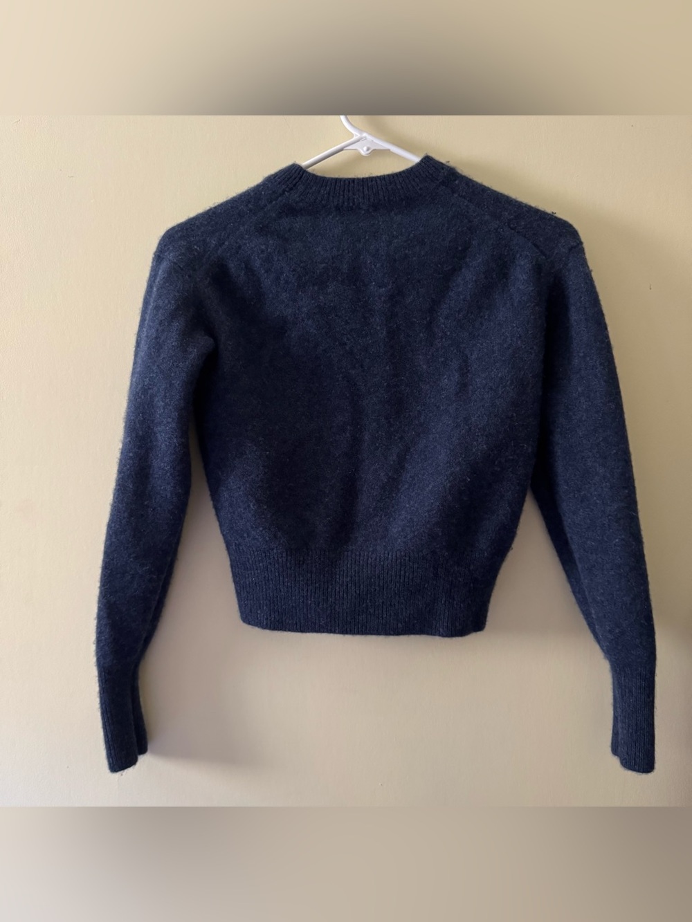 *Shrunken* Buck Mason Idyllwild Cashmere Sweater in Rainstorm Heather Blue ๐ - Picture 6 of 6